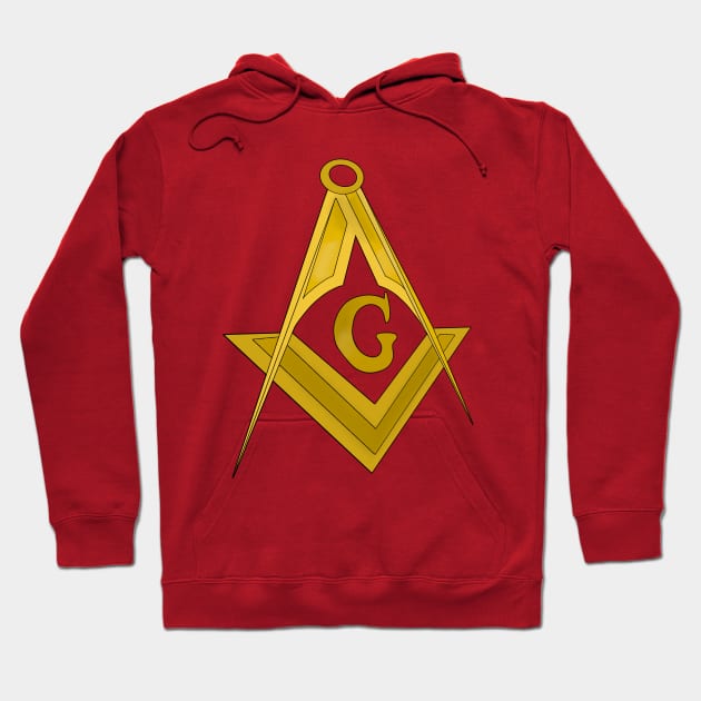 The Square and Compasses Hoodie by DiegoCarvalho